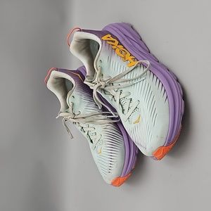 HOKA Rincon 3 Blue Glass / Chalk Violet Road Running Sneakers Women 10